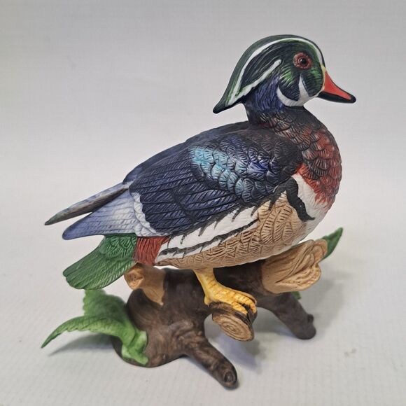 Lenox Fine Porcelain WOOD DUCK From The Garden Birds Collection 1990 Figurine - Picture 4 of 10